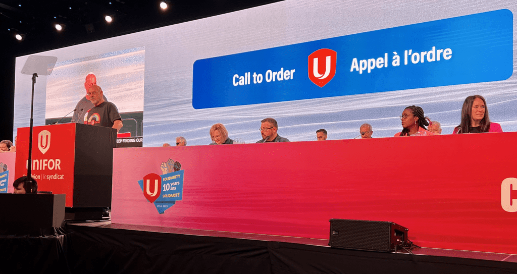 Conseil canadien d’Unifor à Montréal du                          27 au 29 septembre 2024