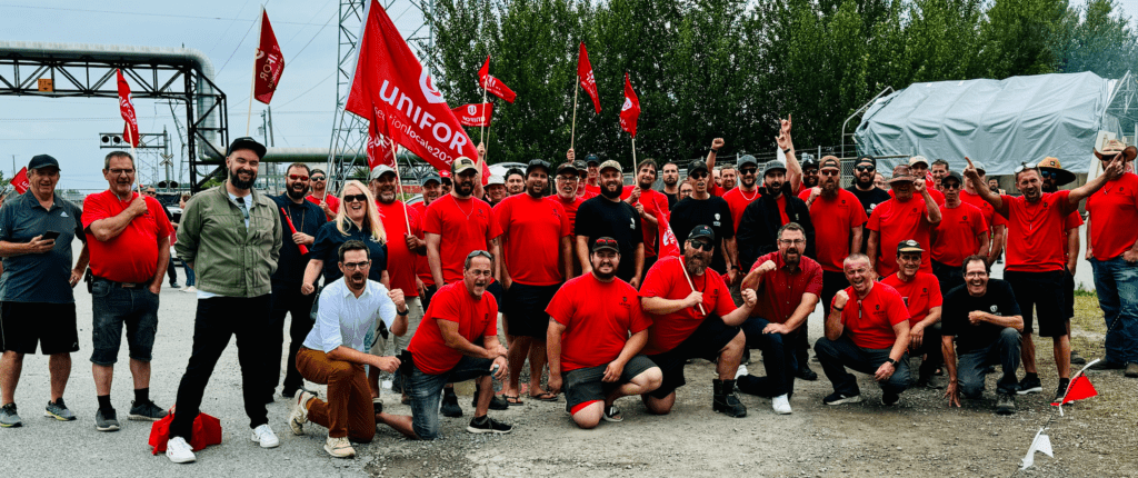 Fin de la grève chez Canadoil Forge : une victoire pour les membres d’Unifor